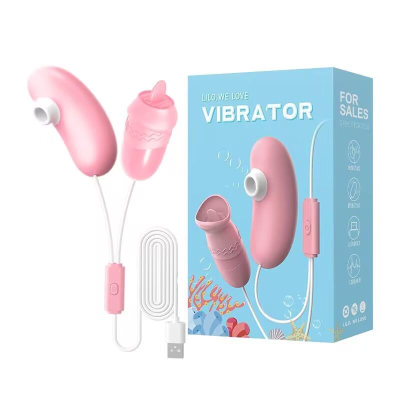 Come Le Dou Women's USB Rechargeable Dual Vibrator for Enhanced Female Pleasure