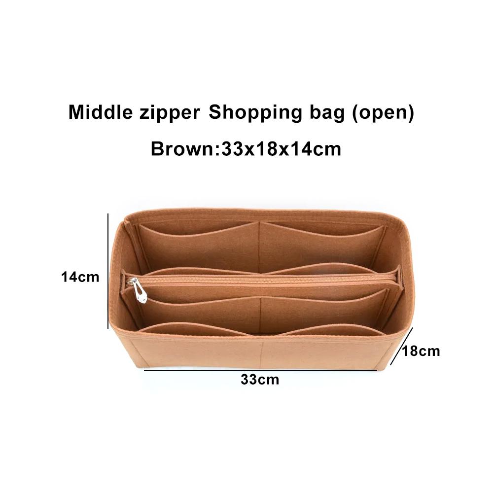 Large Ultra-light Travel Tote Bags Organizer Makeup Storage Bag Felt Insert Bag Organizer Custom Size Insert Bags for Phone Case