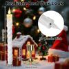 Pack of 6 Remote Control LED Candle Light Battery Operated Flameless Flickering Electronic Wedding Party Candles Table Decor