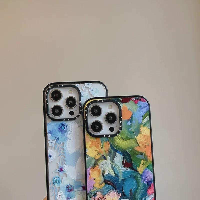 Graffiti Flowers Hard Case for iPhone 16 Pro Max & 14/15 Plus