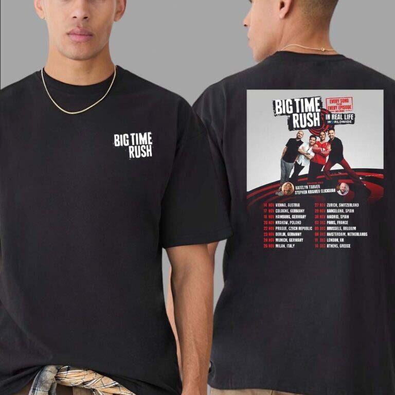 NEW!!! Big Time Rush Tour 2026 Dates List On November  December Vintage T-Shirt XXXXL