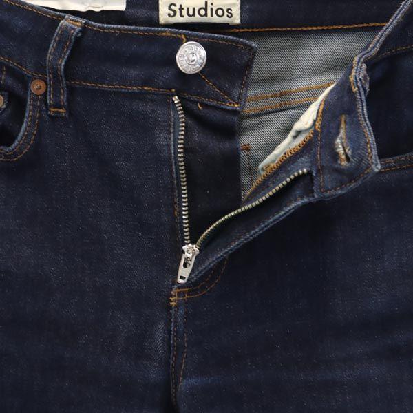 ACNE STUDIOS Skinny denim pants W27 Navy Stretch Jeans Women Used