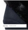 Men's Autumn & Winter Long Wool Business Coat with Velvet Lining – Thickened for Cold Protection