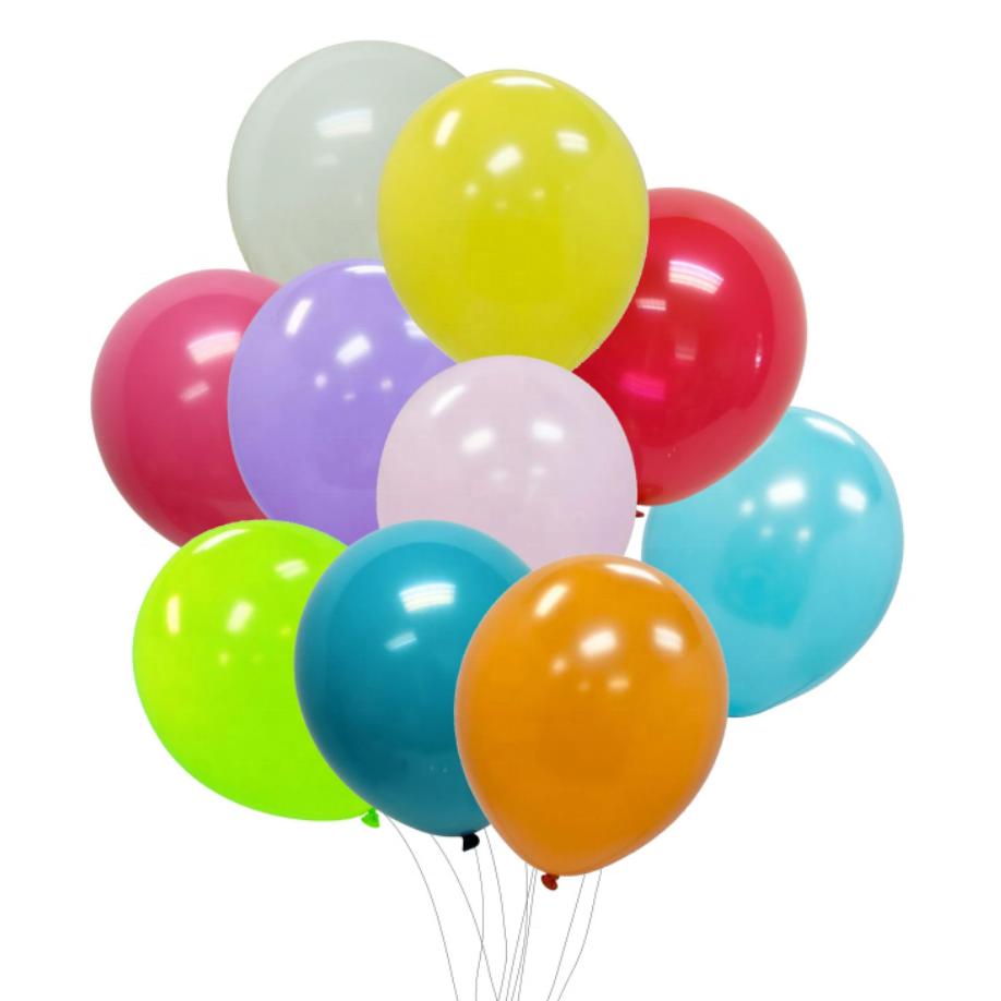 Factory Directly Selling 10 Inch 1.5g Standard and Pastel Balloons 1000 Pcs Packing and 100 Pcs Packing 10 inch