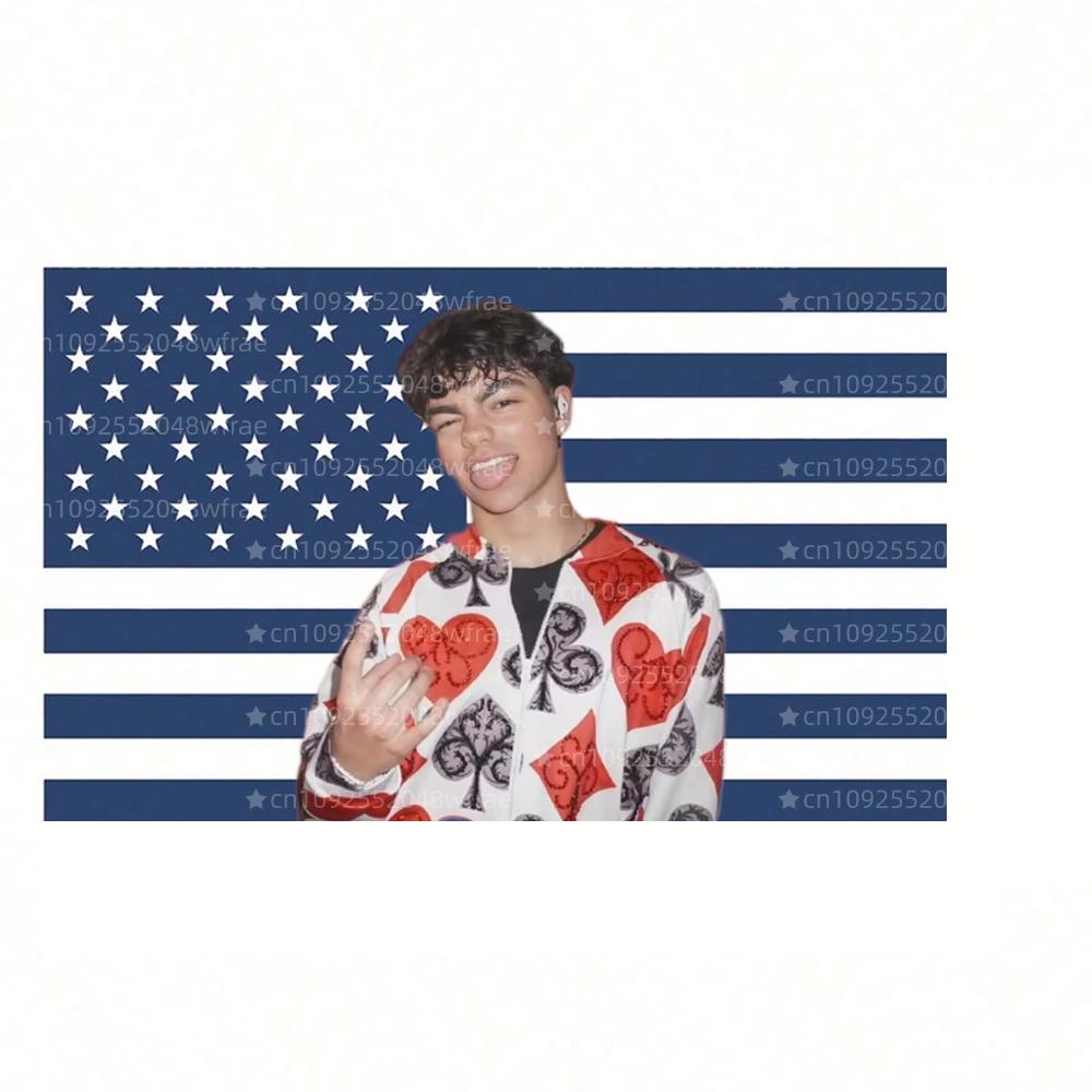 1PC MMalachi Barton Pink American Flag Tapestry Youth Dormitory Bedroom Fan Gift Wall Durable Decoration