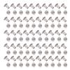 4.5x8x9mm 50 Set M3.5 Screw Rivets Flat Round Head Binding Rivets for PU Leather DIY Crafts