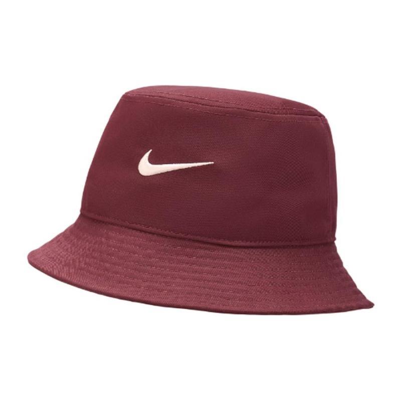 

Nike Apex Swoosh Bucket Hat Night Maroon/ Guava Ice Casual FB5382-681 S красный