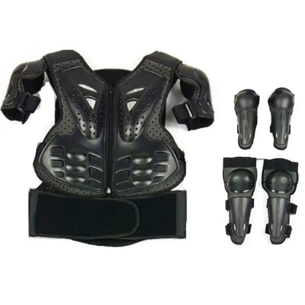 With Gift Children Safety Vest Armor Motorcycle Equipment Cycling Baby Head Protector 52-54cm Helmet Scooter Full Body Armor LL