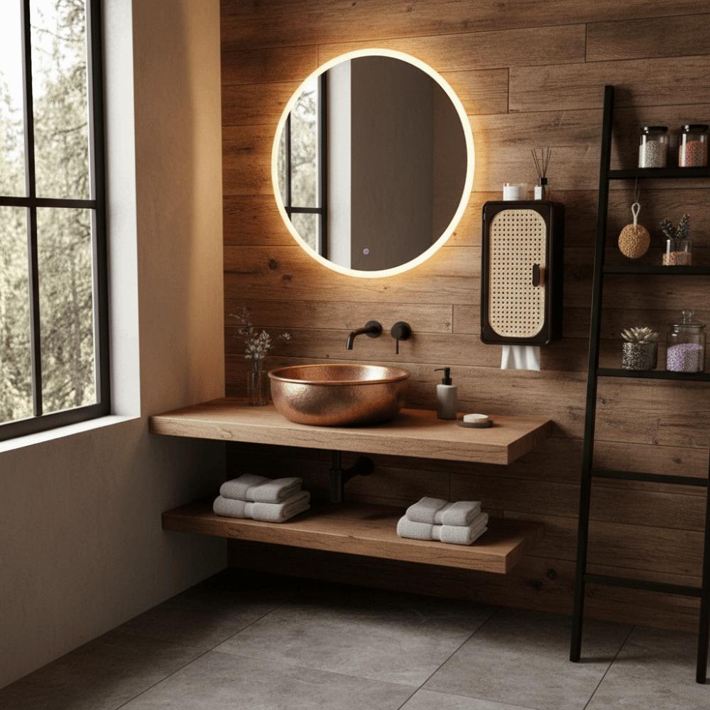 Wall Mounted Tissue Box Llarge Capacity Waterproof Paper Box Container With Partition Ancient Style Cosmetics Organizer Box