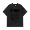 275 GSM Washed T-shirts 100% Cotton Spy X Family V5 Anya Print Unisex Heavy Cotton T Shirt
