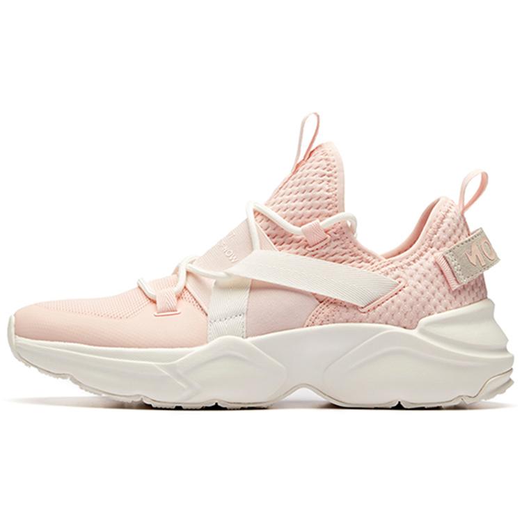New Anta Life Collection Cushioning Anti Slip And Wear Resistant Low Top Casual Shoes Women's Pink 92918860-2