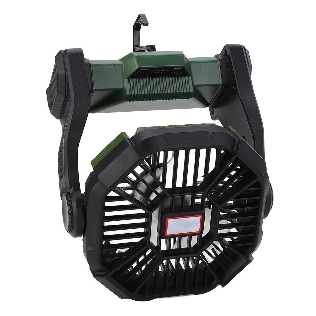 Camping Fan with LED Lantern Multifunction 8000mAh Portable Outdoor Camping Fan Power Bank for Camping Fishing Outage  