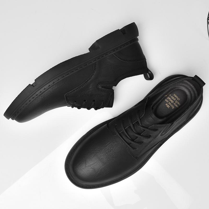 Fashion Genuine Leather Mens Shoes Italian Brand Handmade Casual Sneakers Lace Up Outdoor Oxford Shoes Business Man Wedding Dress Shoes