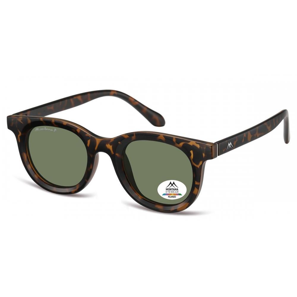 

Montana Eyewear Mp61 Polarized Mp61c Unisex Sunglasses Matte Tortoise/47