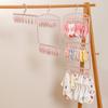 Socks Drying Rack With 18/26 Clips Underwear Baby Saliva Towel Space-Saving Multifunctional Household Dormitory Student Laundry