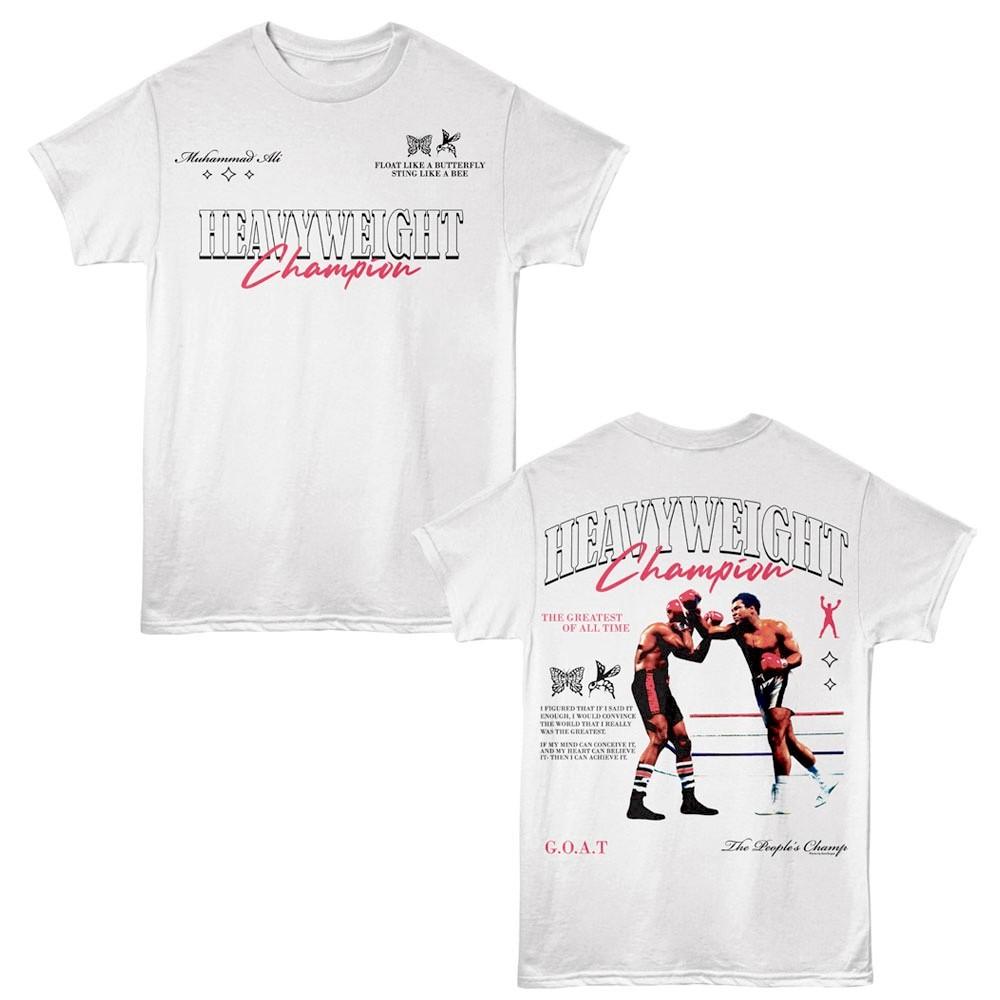 Muhammad Ali 3-Time Heavyweight Champion Men T Shirt XXXXL