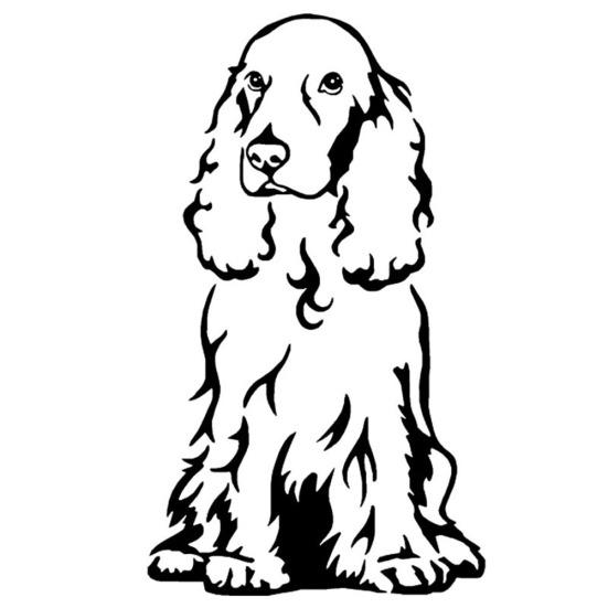Cocker Spaniel Dog Car Body Window Sticker PET Decal Styling Truck Decoration