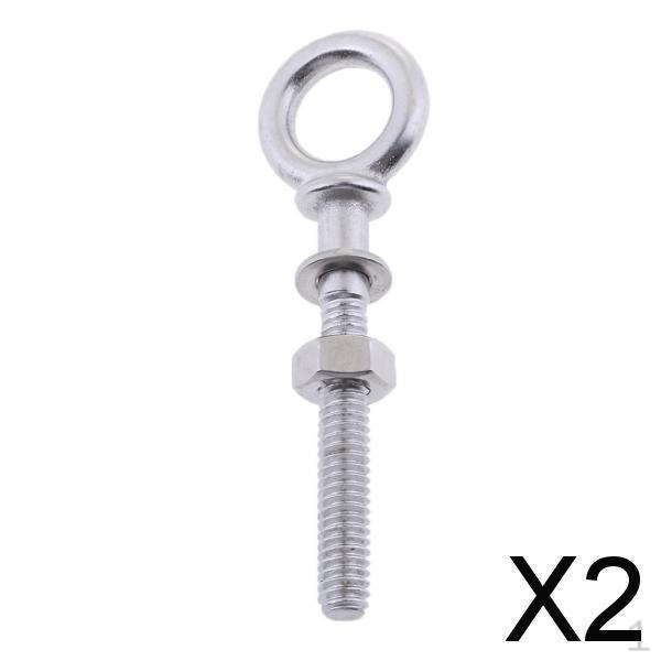 

Premium Grade Stainless Steel Eye Bolt for Secure Fastening M4 X 40mm , 2