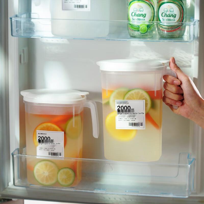 Fumede Frosted Refrigerator Water Pitcher Set