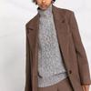 Polo Ralph Lauren Cable Knit Turtleneck Sweater Women sweater Gray 211815104-001