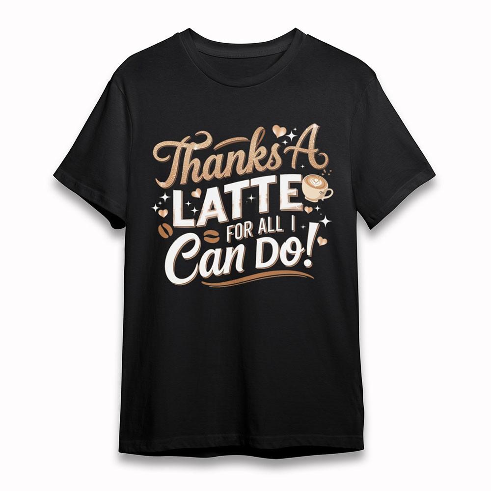 

Women s Oversize T-Shirt Coffee Lover Art Print Beans Tee Short Cotton Black 4XL