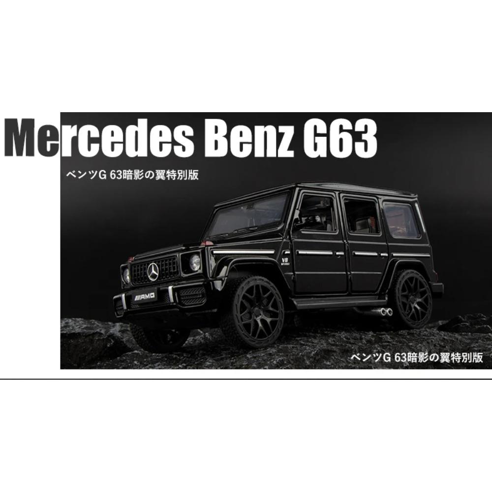 1/32 Mercedes Benz AMG G63 Shadow Wings Off Road SUV Alloy Diecast Metal Model Car Collectibles Children's Holiday Birthday Gift