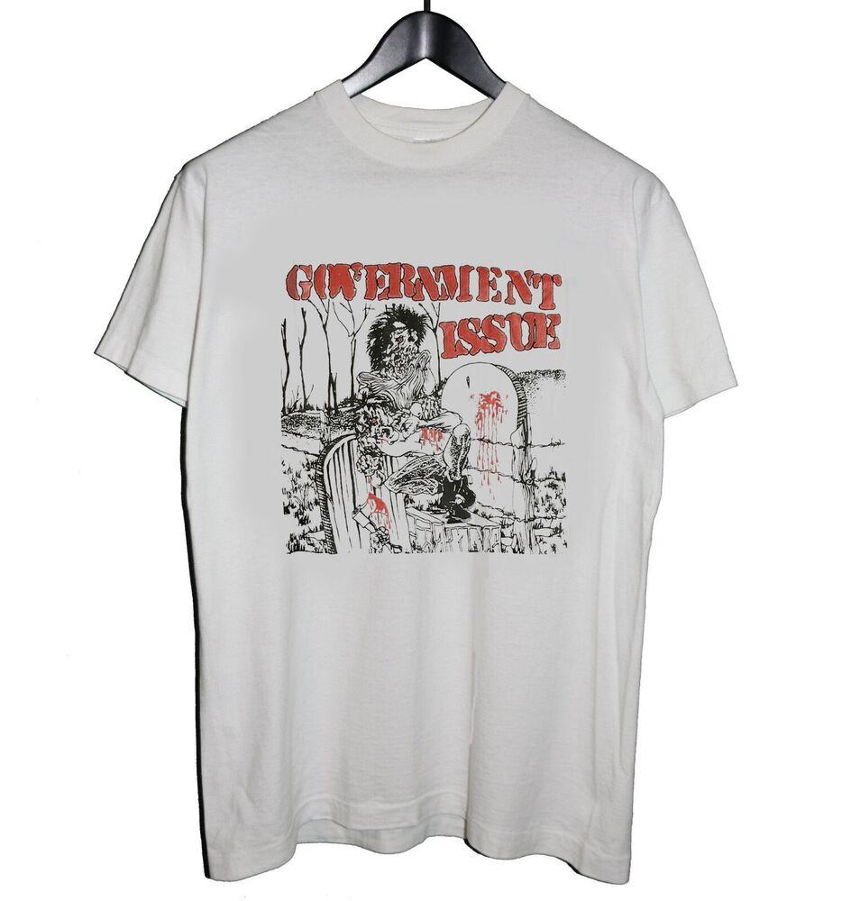 GOVERNMENT ISSUE T-SHIRT, Flyer, cotton t-shirt, punk band Unisex T-Shirt S