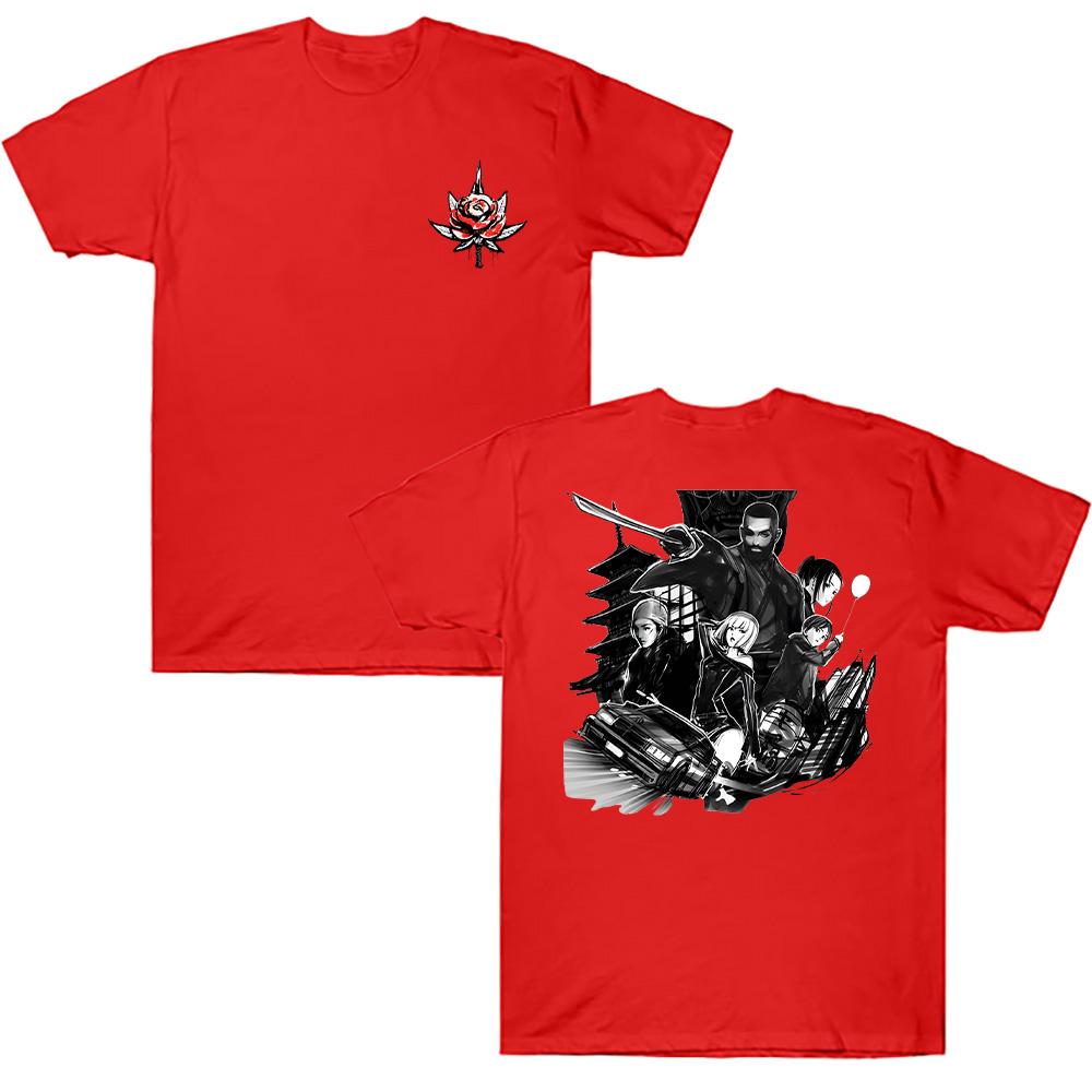 

Eladio Carrión Rose Album Tee Men Women Fashion Hip Hop Street T-shirts Casual Loose Tops Cotton High Quality T Shirt XXL красный