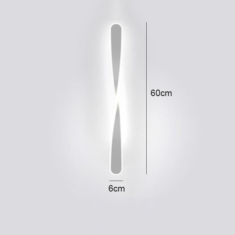 Severské LED spirálové nástěnné svítidlo Ložnice Vnitřní nástěnné svítidlo pro pracovnu Chodba obývacího pokoje Home Deco svítidlo