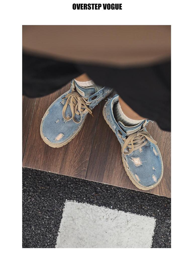 Men's 2025 Autumn Martin Boots: High-Top, Thick-Soled British Style, Retro Cowboy Z32