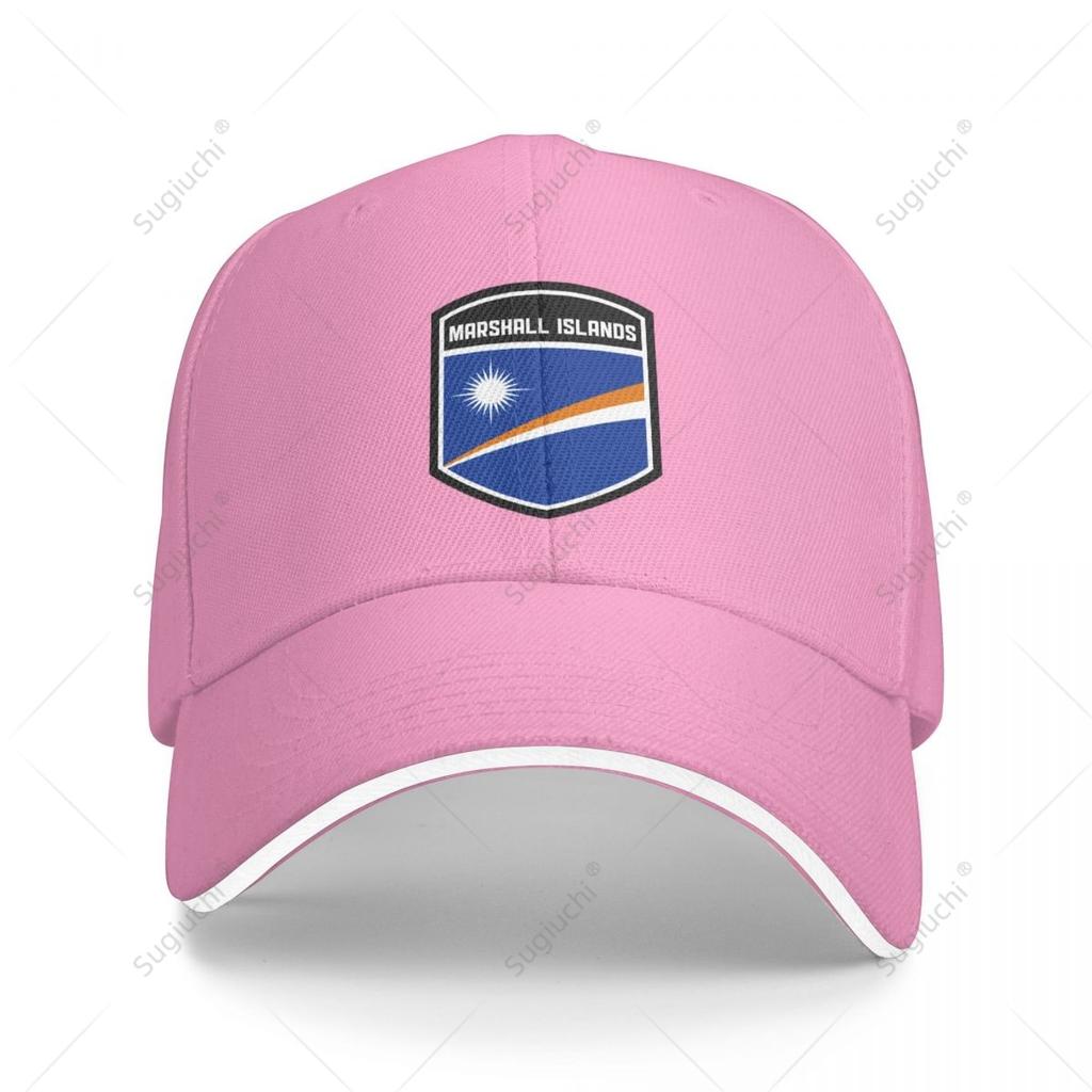 Multifunction Marshall Islands Flag Shield Sandwich Baseball Cap Unisex Sports Casual Caps Golf Hat Fishing Outdoors