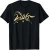 Year of The Horse 2026 Calligraphy Chinese New Year Horse T Shirt