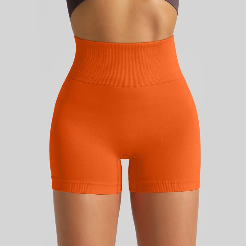 High-Waisted Seamless Yoga Shorts Women Butt-Lifting 3/4 Length Running Gym Leggings Quick-Dry Stretchy Workout Pants