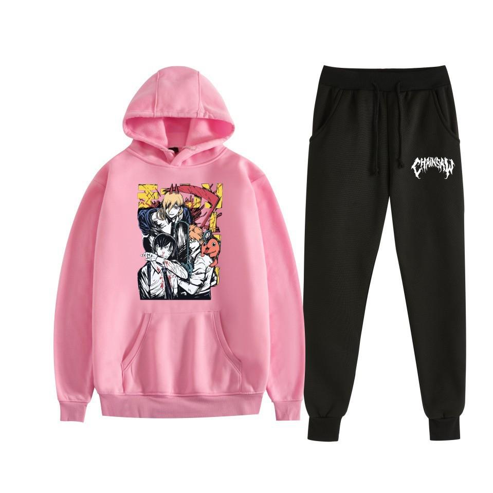 Chainsaw Man Chainsaw Man Anime Loose Hooded Sweater Set Hoodie Spot