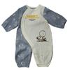 Takihyo Neugeborenen Snoopy 75. Jubiläum Neugeborenenkleid Babygrößen Zweiwege-Overall, Kunst, Zweiwege-Overall, Strampler mit Frontöffnung, Kleidung, Blau,
