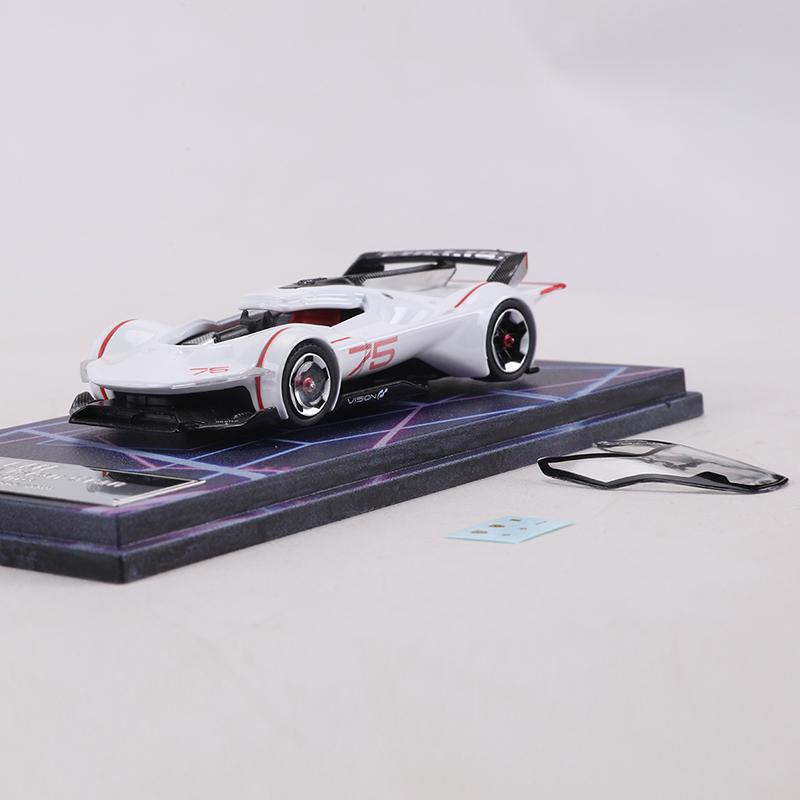 

LMF 1:64 Vision Gran Turismo Die-cast alloy car model toy collection display piece белый