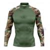Long Sleeve Surfing Rash Guard Men Quick Dry Breathable Swimming Diving