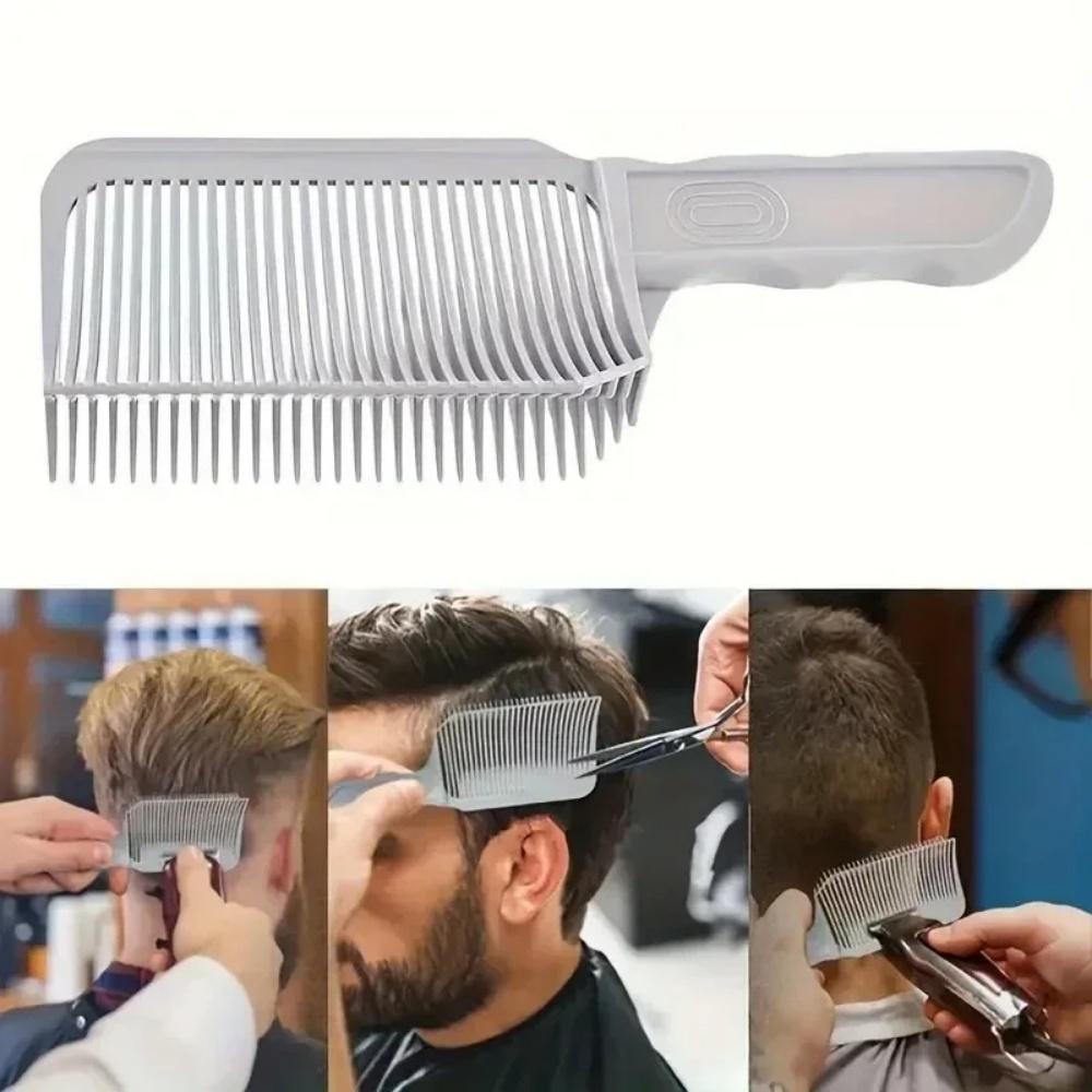Curved Gradient  Comb Professional Barber Clipper Blending Flat Top Hair Cutting Comb For Men Women Brush Salon Styling Tool