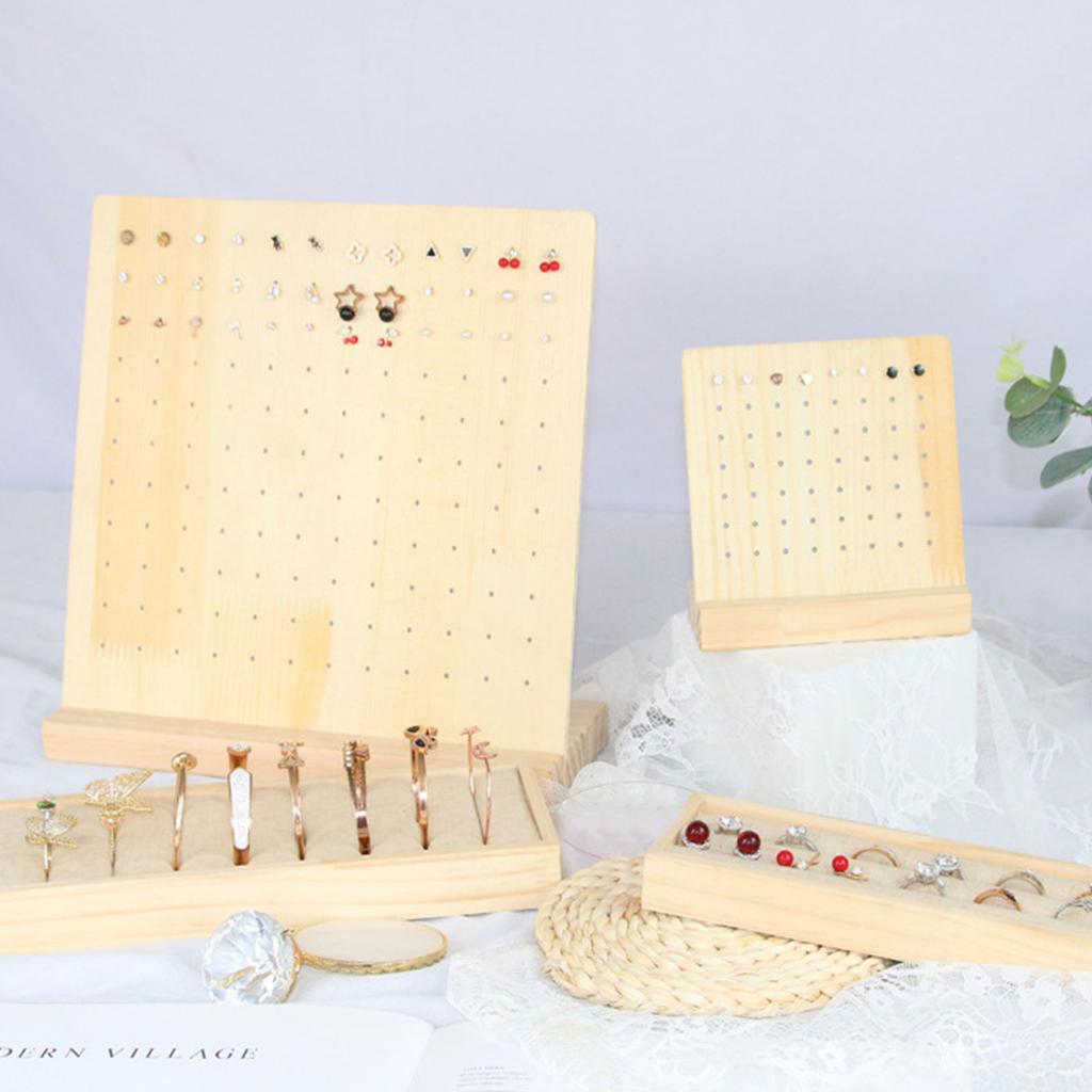 Large Capacity Earrings Stud Display Stand for Creative 56/132 Holes Earrings To