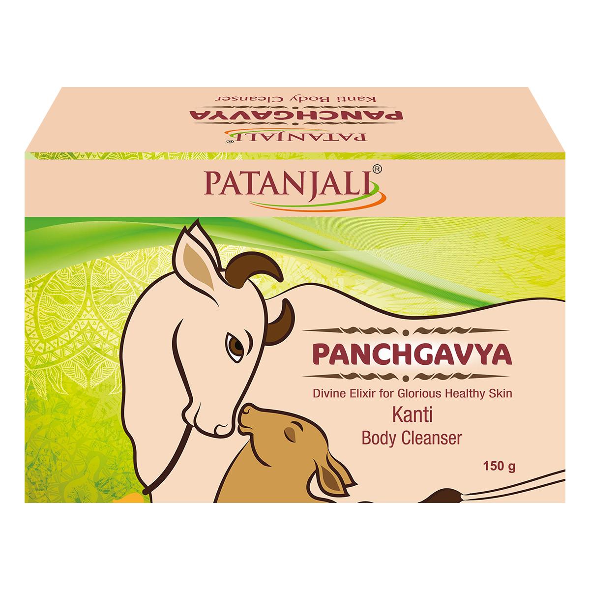 

Patanjali Kanti Panchgavya Body Cleanser, With Nourishing & Glorifying The Skin, 150gm