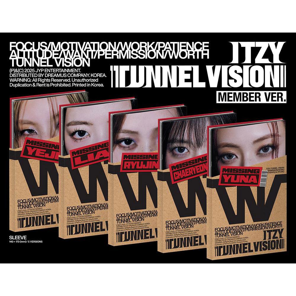 ITZY TUNNEL VISION (Member Ver.)