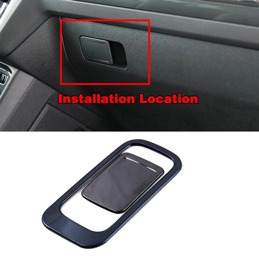 For Volkswagen VW Tiguan MK2 2017-2019 Central Console Headlight Window Lift Glove Storage Box Switch Frame Trim Black Sticker