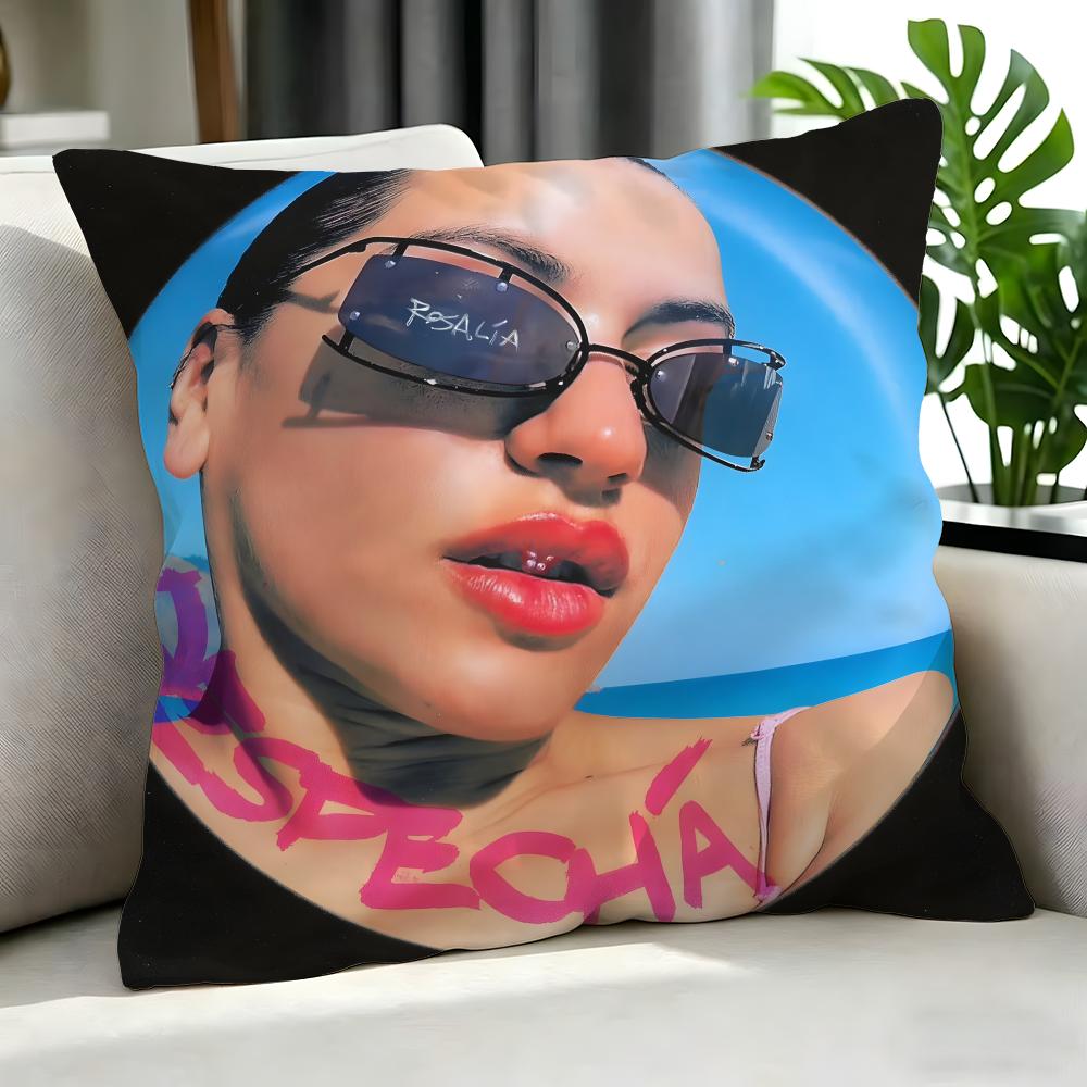 Singer RROSALIA Spanish singer Cushion Cover Cushion Cover Set Pcs x x x Pillowcase Decorative Sofa Home Decor