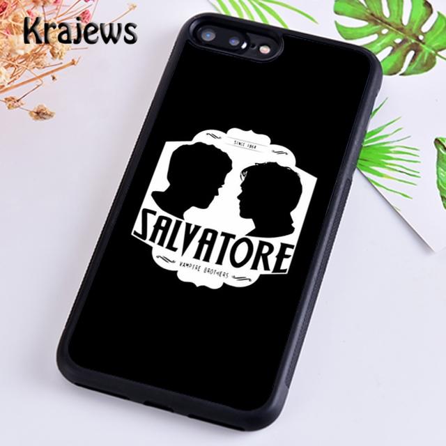 Krajews The Vampire Diaries Phone Case Cover For iPhone 17 Air 16 15 14 Plus 12 13 Pro Max Coque Shell Fundas