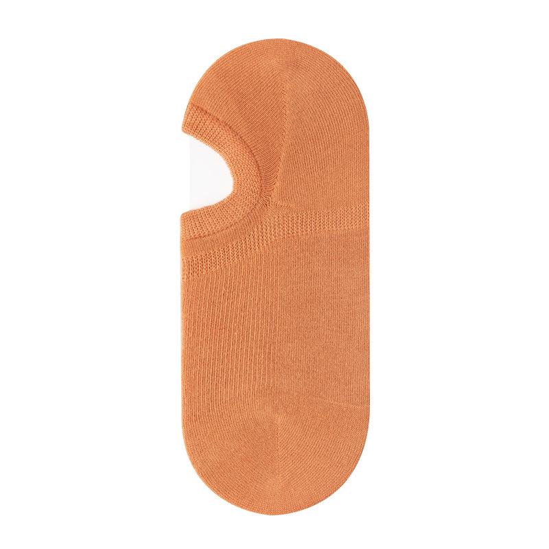 1 Pair Socks summer boat socks women's non-cotton deodorant socks girls solid color cotton socks thin