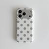 Korean Colorful Circular Dots Matte IMD TPU Back Cover For For Iphone 1 16 17 Pro Max Phone Case
