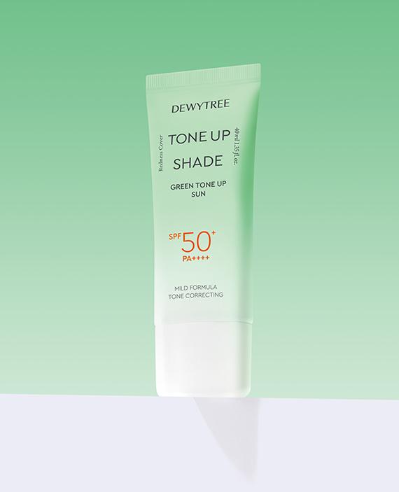 Dewytree Tone-Up Shade Zielony Tonujący Krem z Filtrem SPF50+ PA++++ 40ml