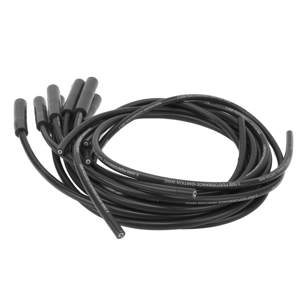 8.5mm 180 Degrees  Sparking Plug Ignition Wire Set Spark Plug Wires with Dustproof Cap Replacement for Chevy 8 Cylinder
