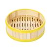 Commercial Bamboo Steamer for Cantonese Dim Sum and Shaxian Dumplings with Pot Lid
