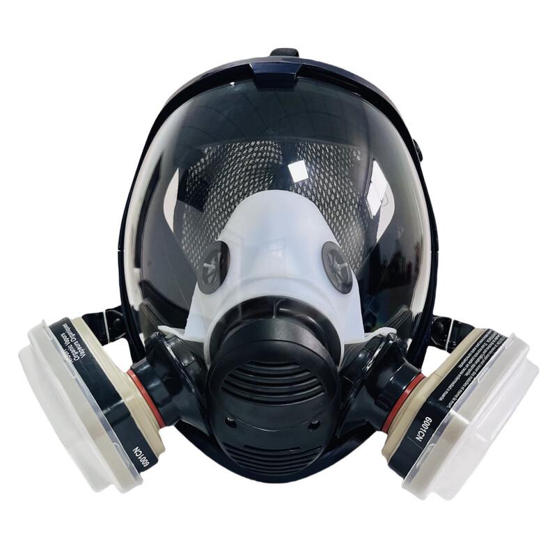 DAXTE Spherical Full-Face Respirator Mask 7-Piece Kit
